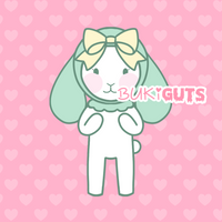 Mint Bunny Friend Sticker