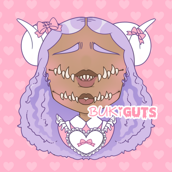 Parfait Chibi Head Sticker