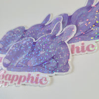 "Sapphic" Sticker