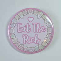 "Eat The Rich" Button