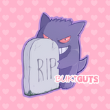 Gengar Tombstone Sticker