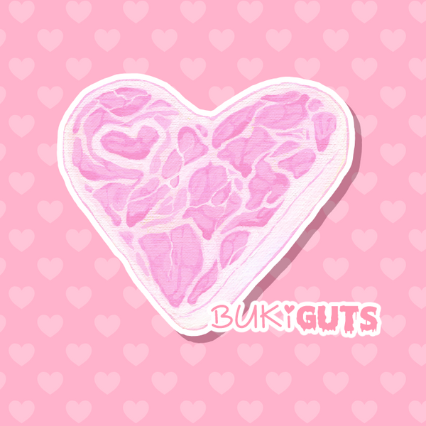 "Heart Meat" Sticker